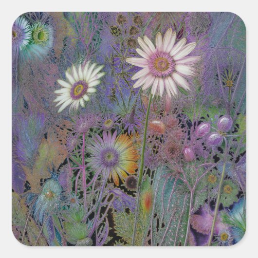 HÜBSCHE BLUME STICKER (Vorderseite)