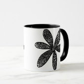 Hübsche Blume Tasse (VorderseiteRechts)