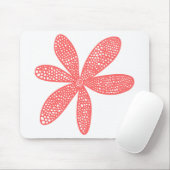 Hübsche Blume - Tropenrosa Mousepad (Mit Mouse)