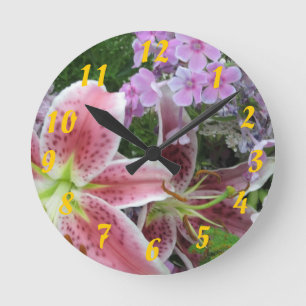 Hübsche Blume Uhr