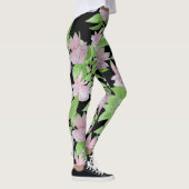 hübsche Blume und Blütenblätter, groß und fett Leggings (Rechts)