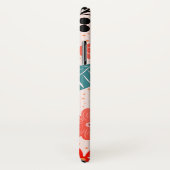 Hübsche Blume und Punkte Case-Mate iPhone Hülle (Hinten/Rechts)