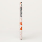 Hübsche Blume und Punkte Case-Mate iPhone Hülle (Hinten/Links)