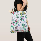 Hübsche Blume und Schmetterlinge Tasche (Von Nahem)