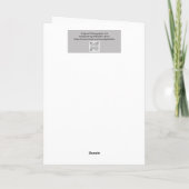 Hübsche Blume Vintag Bouquet Geburtstagskarte Karte (Rückseite)