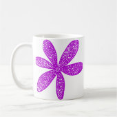 Hübsche Blume - Violett Kaffeetasse (Links)