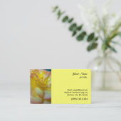 hübsche Blume Visitenkarte (Stehend Vorderseite)