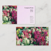 hübsche Blume Visitenkarte (Vorne/Hinten)