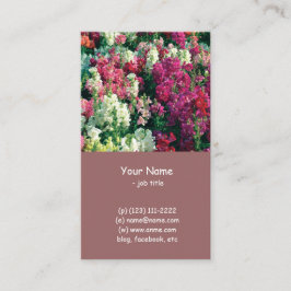 hübsche Blume Visitenkarte