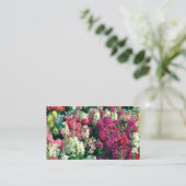 hübsche Blume Visitenkarte (Stehend Vorderseite)