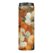 HÜBSCHE BLUME VON ORANGE FALL POPPY THERMOSBECHER (Rückseite)