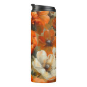 HÜBSCHE BLUME VON ORANGE FALL POPPY THERMOSBECHER (Nach rechts gedreht)