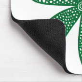 Hübsche Blume - Waldgrün Mousepad (Ecke)