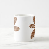 Hübsche Blume - Walnut Kaffeetasse (Mittel)