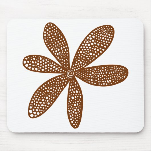 Hübsche Blume - Walnut Mousepad (Vorne)