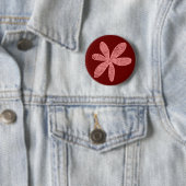 Hübsche Blume - Weichrosa am Maroon Button (Beispiel)