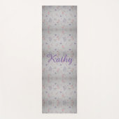 Hübsche Blume Yogamatte (Vorderseite)