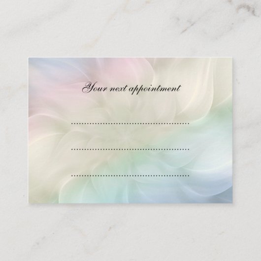 Hübsche Blumemandala-Entwurfsverabredung Terminkarte (Rückseite)