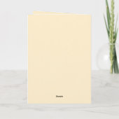 Hübsche Blumen Boho Folk Blanko-Karte Karte (Rückseite)