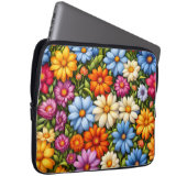 Hübsche Blumen, hell gefärbt, Laptopschutzhülle (Vorne Rechts)
