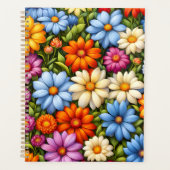 Hübsche Blumen, hell gefärbt, Planer (Vorderseite)