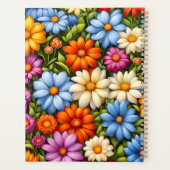 Hübsche Blumen, hell gefärbt, Planer (Rückseite)