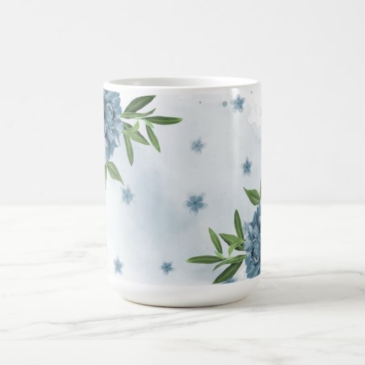 hübsche Blumen Kaffeetasse (Mittel)