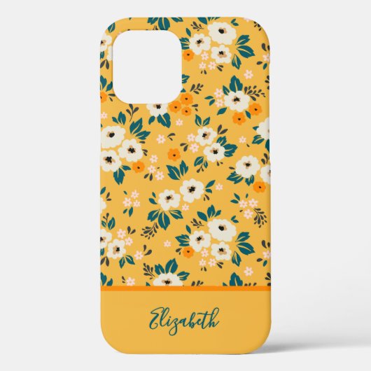 Hübsche Blumen Mädchenhaft Case-Mate iPhone Hülle (Rückseite)