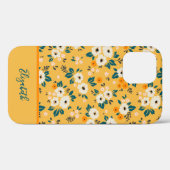 Hübsche Blumen Mädchenhaft Case-Mate iPhone Hülle (Rückseite (Horizontal))