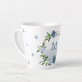 hübsche Blumen Milchtasse (Linke Ecke)