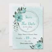 hübsche Blumen Save The Date (Vorderseite)
