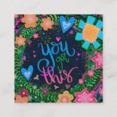 Hübsche Blumen Sie Got diese freundlichen Karten (Vorderseite)