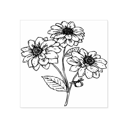 Hübsche Blumen Stempel (Prägung)