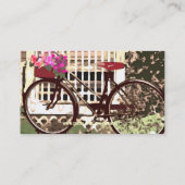 Hübsche Blumenbett-u. Frühstücks-/Hütten-Miete Visitenkarte (Rückseite)