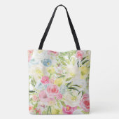 Hübsche Blumenbeutel Tasche (Rückseite)