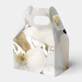 Hübsche Blumenblätter Dankeschön Gastgeschenk Hoch Geschenkschachtel (Rückseite)