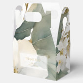 Hübsche Blumenblätter Dankeschön Gastgeschenk Hoch Geschenkschachtel (Geöffnet)