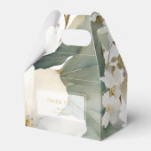 Hübsche Blumenblätter Dankeschön Gastgeschenk Hoch Geschenkschachtel (Vorderseite)