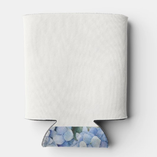 Hübsche Blumenblauer Hydrangea Dosenkühler (Rückseite)