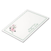 Hübsche BlumenBouquet Notepad Notizblock (angewinkelt)