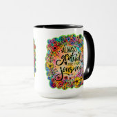 Hübsche Blumendanken für Ihr Reiseangebot Tasse (VorderseiteRechts)