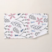 Hübsche Blumendarstellung sinkend botanisch Badhandtuch Set (Handtuch)
