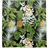 Hübsche Blumendekoration auffallend Duschvorhang (Vorderseite)