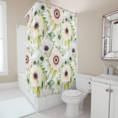 Hübsche Blumendekoration auffallend Duschvorhang (Beispiel)