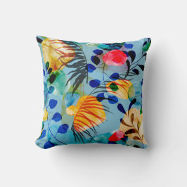 Hübsche Blumendekoration auffallend Kissen