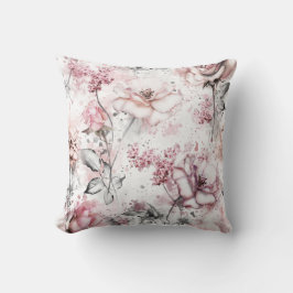 Hübsche Blumendekoration auffallend Kissen