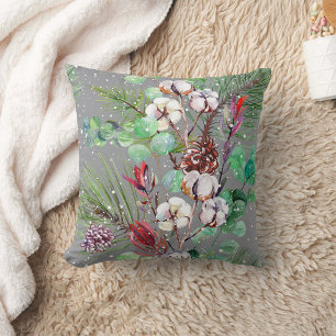 Hübsche Blumendekoration auffallend Kissen