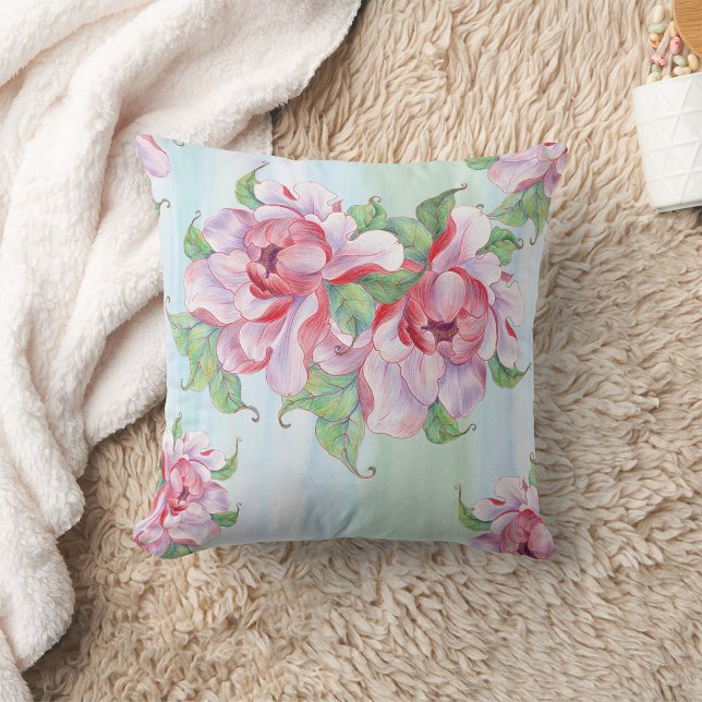 Hübsche Blumendekoration auffallend Kissen (Von Creator hochgeladen)