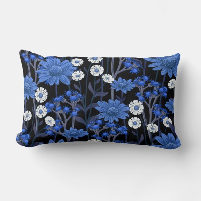 Hübsche Blumendekoration auffallend Lendenkissen (Vorderseite)