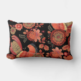 Hübsche Blumendekoration auffallend Lendenkissen